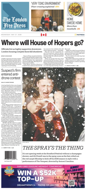 Cover of The London Free Press