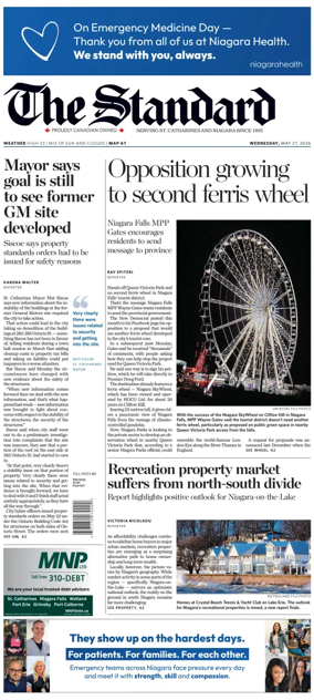Cover of The Standard (St. Catharines)