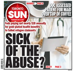 Cover of Toronto Sun
