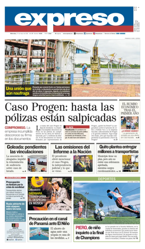 Cover of Diario Expreso
