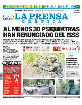 Cover of La Prensa Grafica