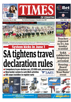Cover of Times of Eswatini