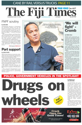 Cover of The Fiji Times