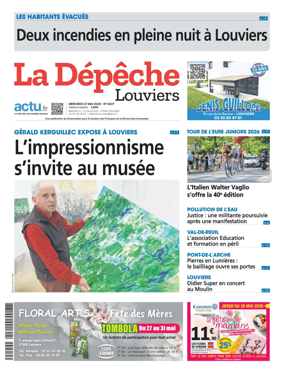 Cover of La Depeche Louviers