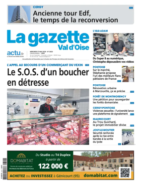 Cover of La Gazette Val d'Oise