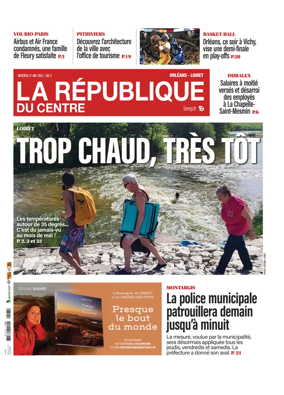 Cover of La Republique du Centre (Orleans - Loiret))