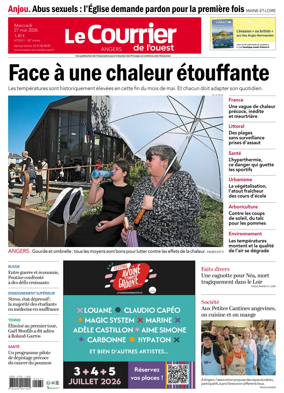 Cover of Le Courrier de l’Ouest (Angers)
