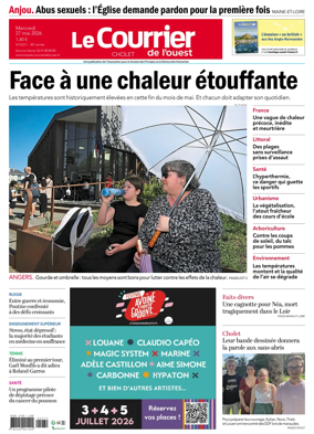 Cover of Le Courrier de l’Ouest (Cholet)
