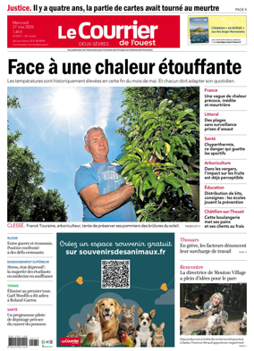 Cover of Le Courrier de l’Ouest (Deux-Sevres)