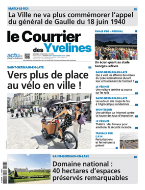 Cover of Le Courrier des Yvelines (Saint-Germain-en-Laye)