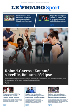 Cover of Le Figaro Sport