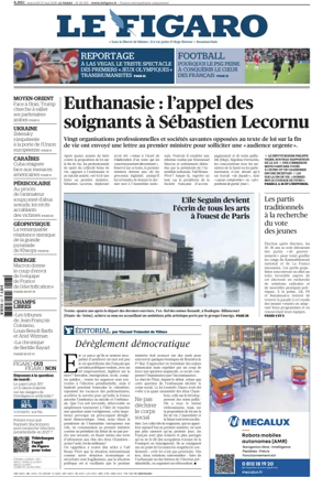 Cover of Le Figaro