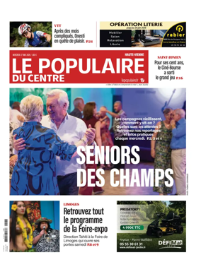 Cover of Le Populaire du Centre (Haute-Vienne)