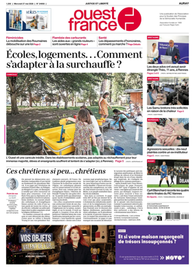 Cover of Ouest France (Auray)