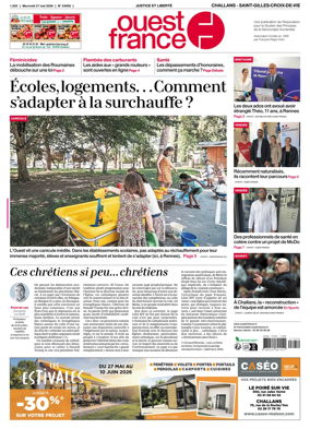 Cover of Ouest France (Challans / Saint-Gilles-Croix-de-Vie)