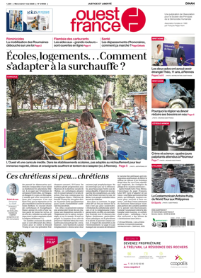 Cover of Ouest France (Dinan)