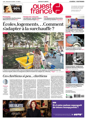 Cover of Ouest France (Loudeac / Rostrenen)