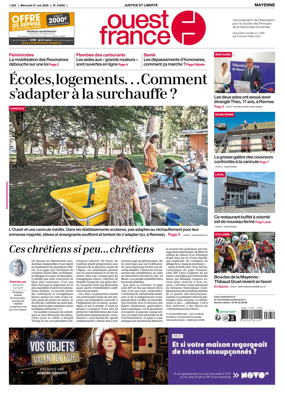 Cover of Ouest France (Mayenne)