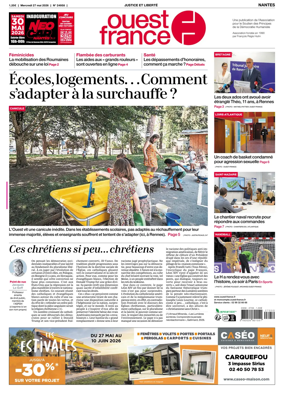 Cover of Ouest France (Nantes)