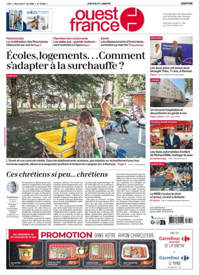 Cover of Ouest France (Sarthe)