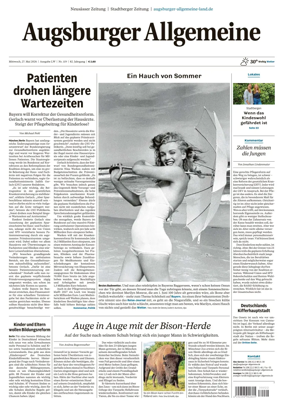 Cover of Augsburger Allgemeine (Land West)