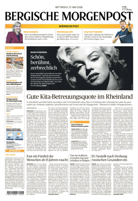 Cover of Bergische Morgenpost Wermelskirchen/Huckeswagen/Radevormwald