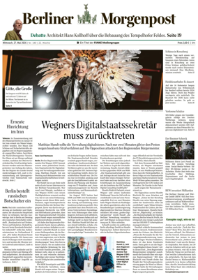 Cover of Berliner Morgenpost