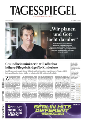 Cover of Der Tagesspiegel