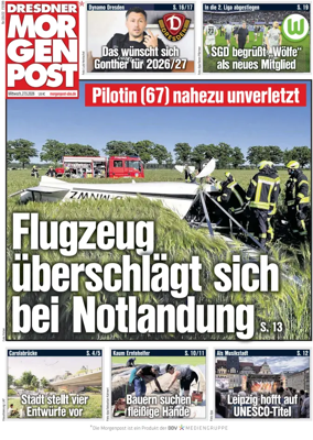 Cover of Dresdner Morgenpost