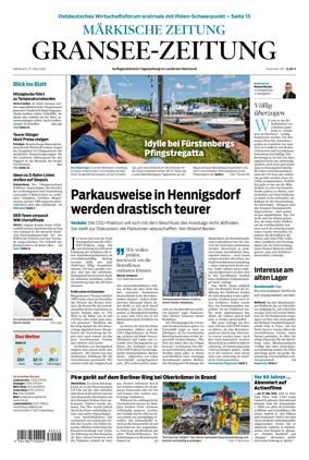 Cover of Gransee-Zeitung