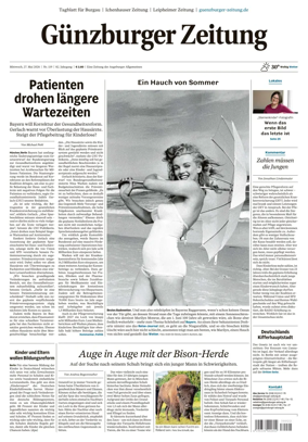 Cover of Guenzburger Zeitung