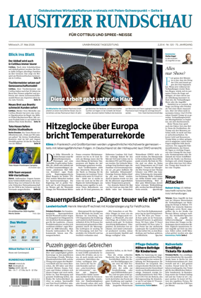 Cover of Lausitzer Rundschau