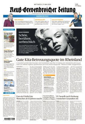 Cover of Neuss-Grevenbroicher Zeitung Neuss
