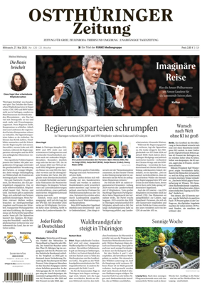 Cover of Ostthuringer Zeitung (Greiz)