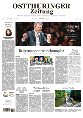 Cover of Ostthuringer Zeitung (Posneck)