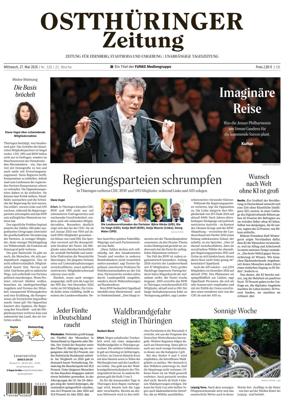 Cover of Ostthuringer Zeitung (Saale-Holzland-Kreis)