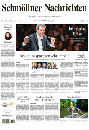 Cover of Ostthuringer Zeitung (Schmolln)