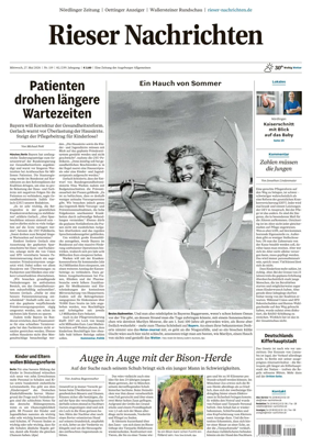 Cover of Rieser Nachrichten