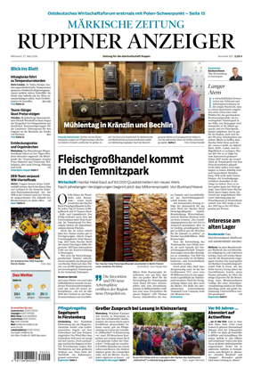 Cover of Ruppiner Anzeiger