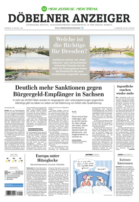 Cover of Sachsische Zeitung (Dobeln)