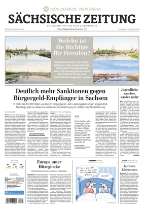Cover of Sachsische Zeitung (Riesa & Grossenhain)