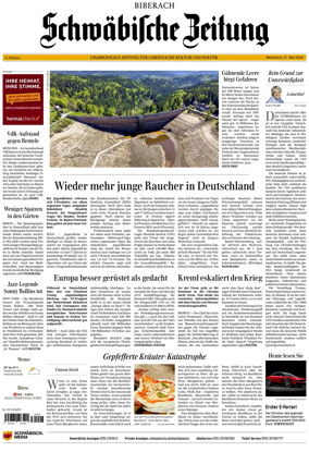 Cover of Schwabische Zeitung (Biberach)