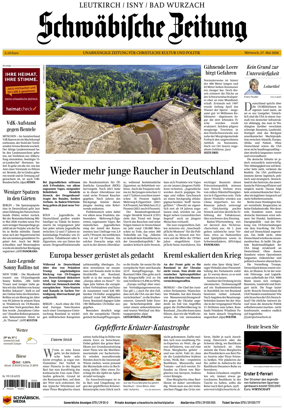 Cover of Schwabische Zeitung (Leutkirch / Isny / Bad Wurzach)