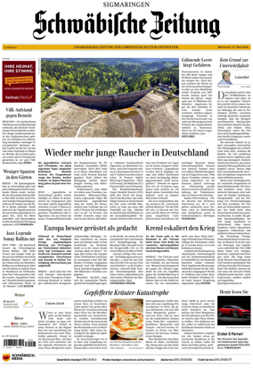 Cover of Schwabische Zeitung (Sigmaringen)