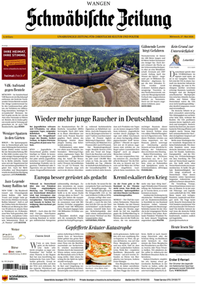 Cover of Schwabische Zeitung (Wangen)