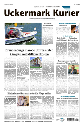 Cover of Templiner Zeitung