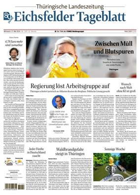 Cover of Thuringische Landeszeitung (Eichsfeld)