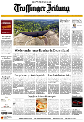 Cover of Trossinger Zeitung