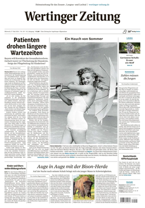 Cover of Wertinger Zeitung