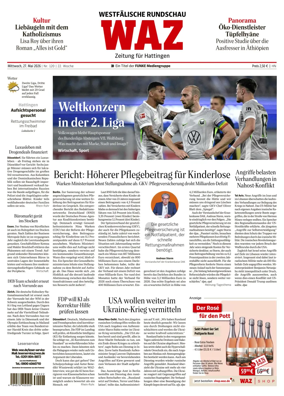Cover of Westdeutsche Allgemeine Zeitung (Hattingen)